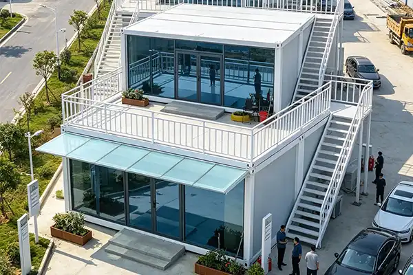 Fast Deploy Container Home for Temporary Inspection Stations
